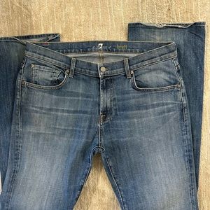 7 for all Mankind Jeans, means, 34 waist, Brett